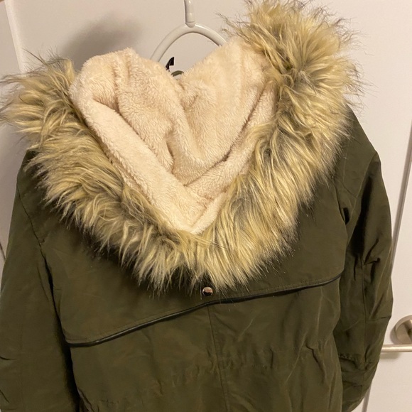 H&M Khaki Parka Coat 💚 - Picture 3 of 3